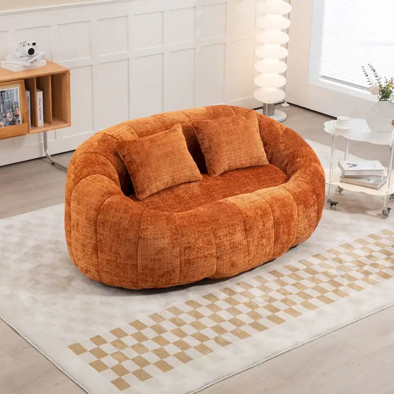 Canapé pouf, canapé paresseux, fauteuil inclinable confortable et durable, fauteuil pouf à dossier haut pour adultes et enfants, intérieur et extérieur
