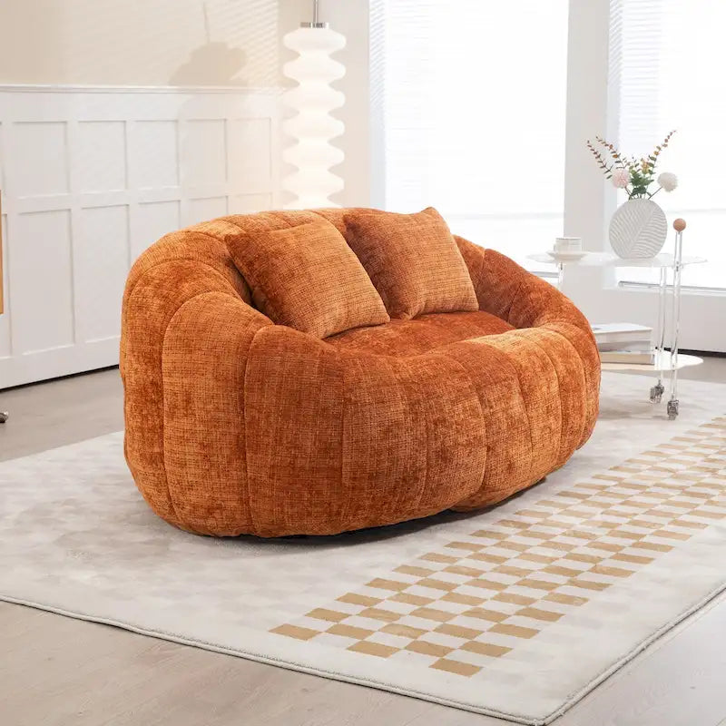 Canapé pouf, canapé paresseux, fauteuil inclinable confortable et durable, fauteuil pouf à dossier haut pour adultes et enfants, intérieur et extérieur