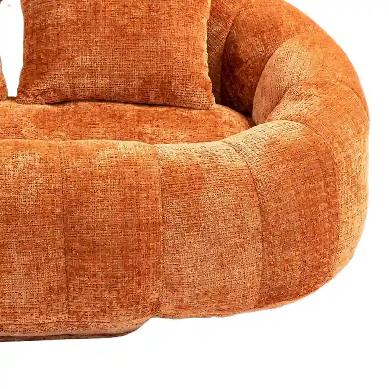 Canapé pouf, canapé paresseux, fauteuil inclinable confortable et durable, fauteuil pouf à dossier haut pour adultes et enfants, intérieur et extérieur