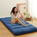 Matelas Futon Japonais, Matelas de Sol Pliable, Tapis Tatami pour Maison, Matelas de Camping