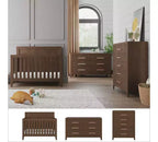 Ensemble de chambre de bébé 3 pièces Child Craft Kieran comprenant un lit de bébé convertible 4-en-1, une commode double et une commode