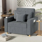 Fauteuil convertible 3-en-1, plusieurs coloris, une place
