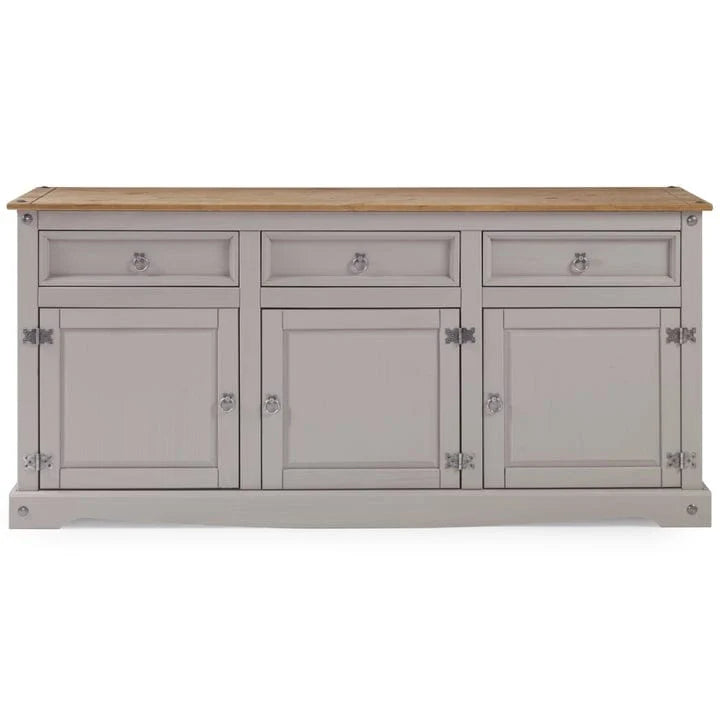 Buffet bas de style rustique 65 po - Collection Corona