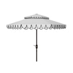 Parasol déporté double toit 274 cm avec cantonnière Kjerstin SAFAVIEH Outdoor