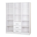 Armoire Palace Imports Cosmo à 3 portes en bois massif à 100 %, avec portes en bois massif ou miroirs